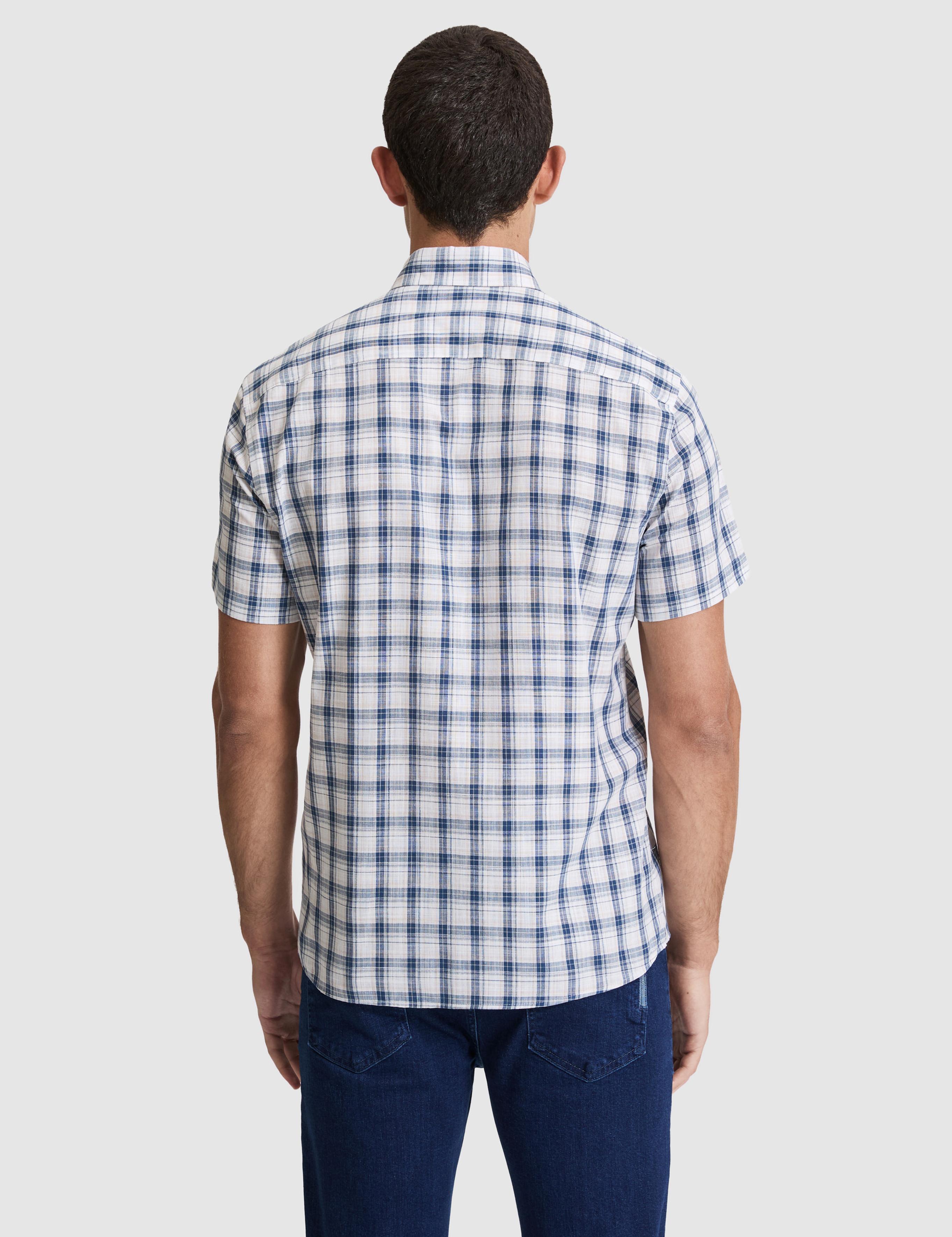 Mavi Regular Fit Kısa Kollu Gömlek