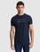Lacivert Slim Fit Bisiklet Yaka Tişört