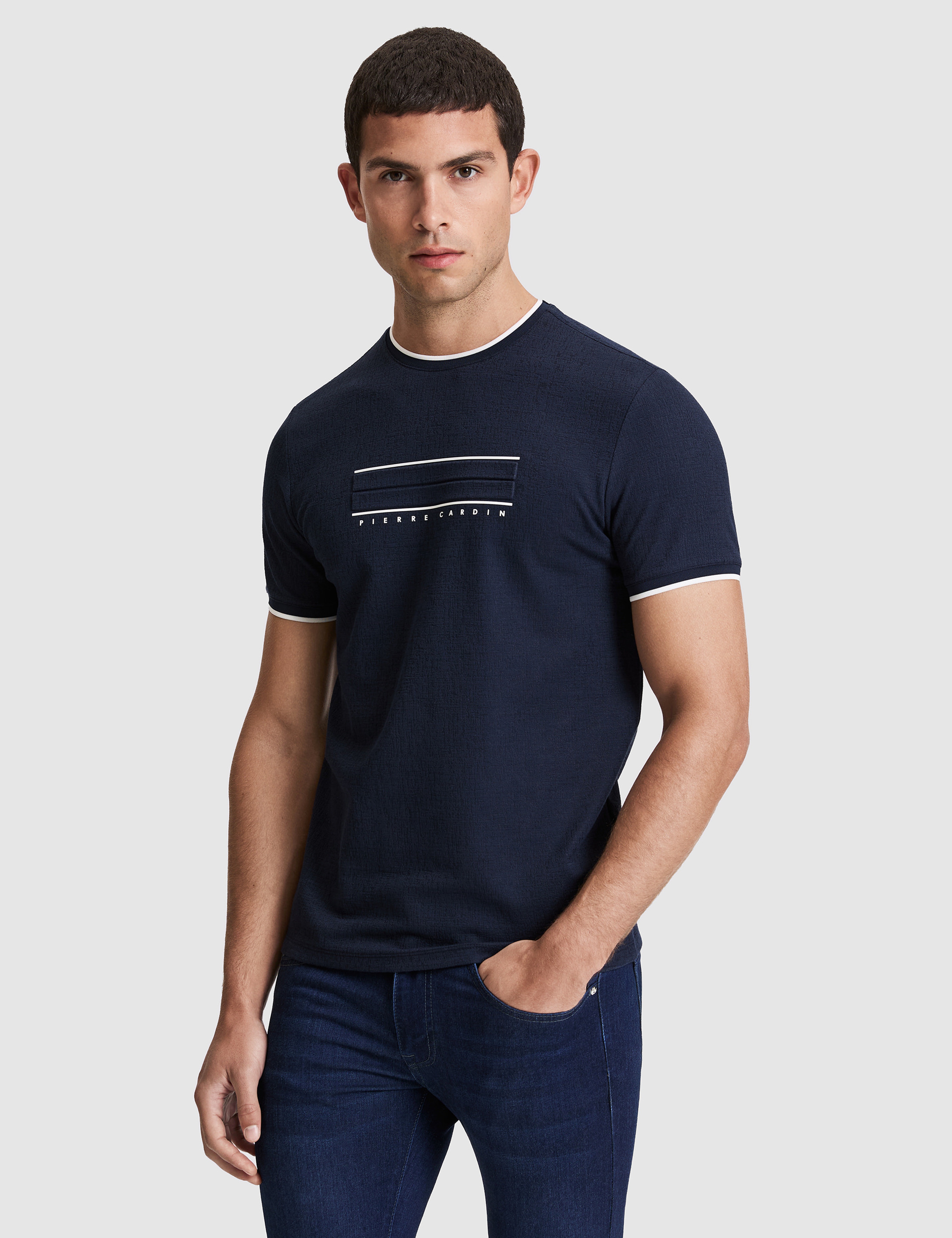 Lacivert Slim Fit Tişört