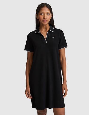 Siyah Regular Fit Örme Elbise
