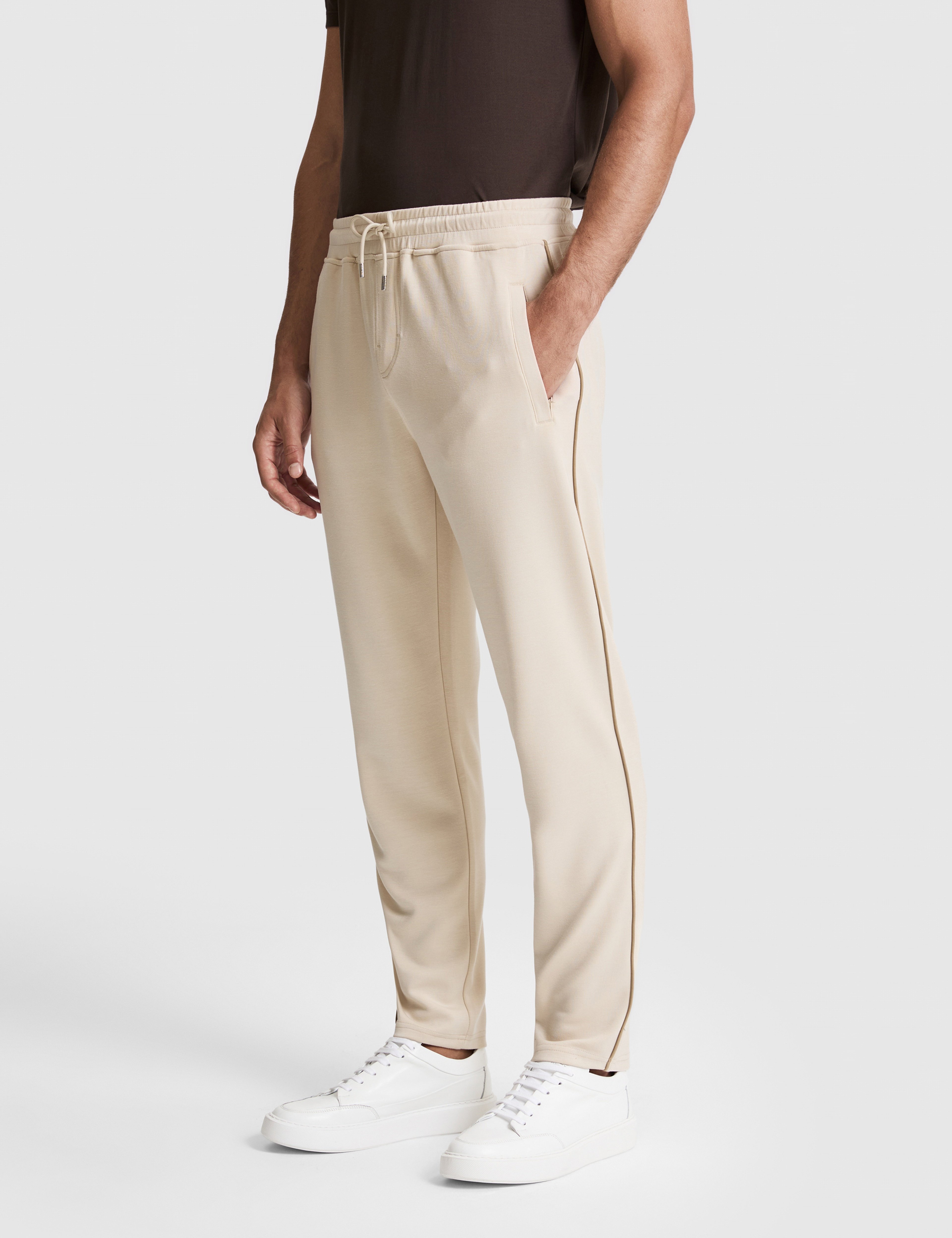 Bej Regular Fit Eşofman Altı