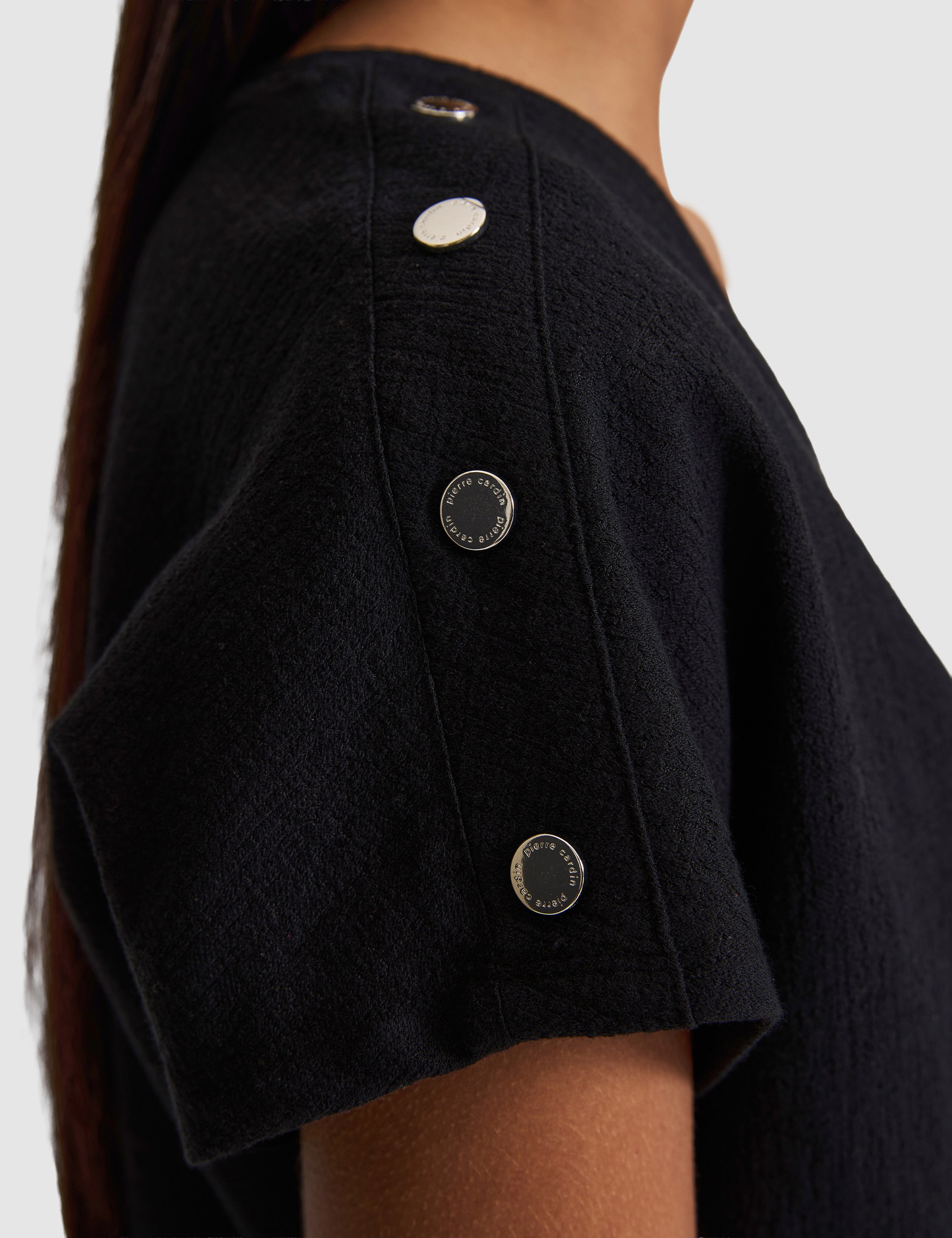 Siyah Comfort Fit Tişört - Image 6