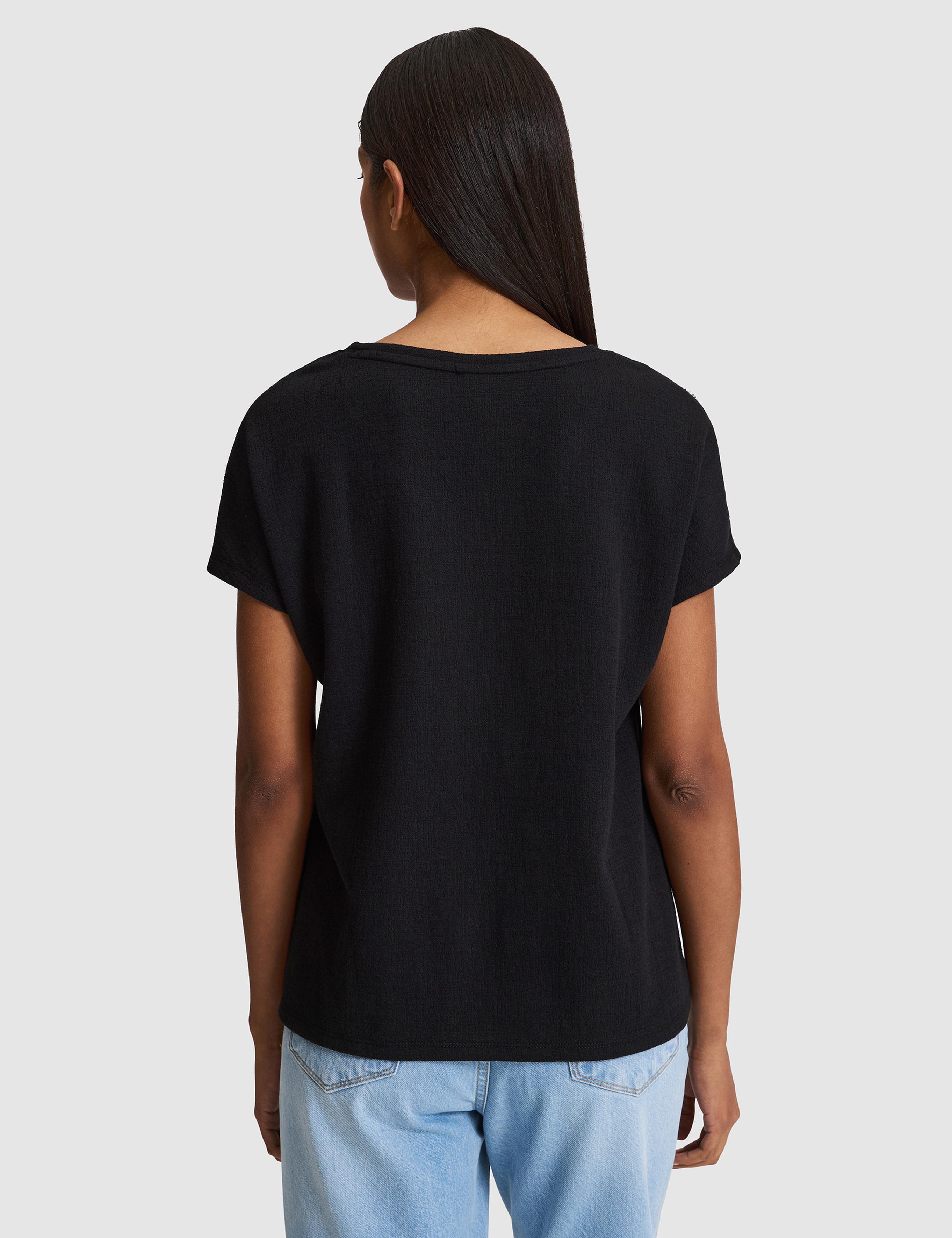 Siyah Comfort Fit Tişört