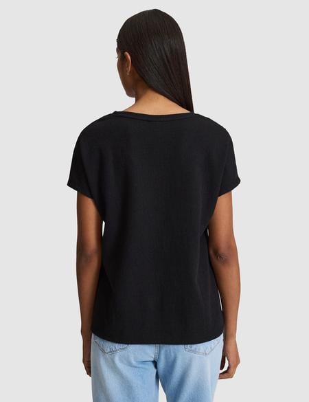 Siyah Comfort Fit Tişört - 50323604038