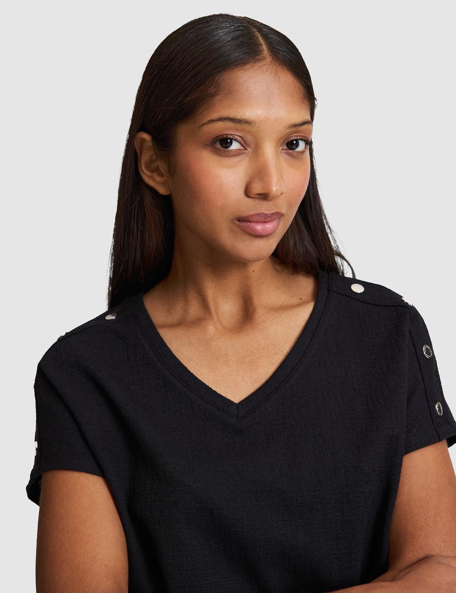 Siyah Comfort Fit Tişört