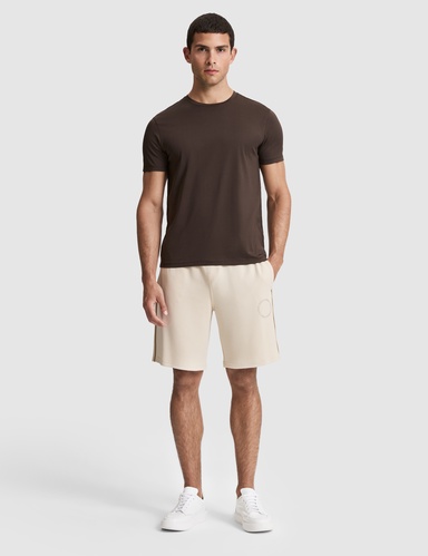 Bej Comfort Fit Örme Şort