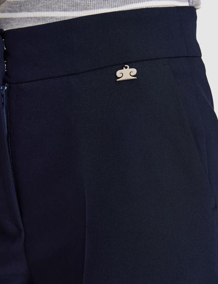 Lacivert Flare Fit Kumaş Pantolon - 50323329005