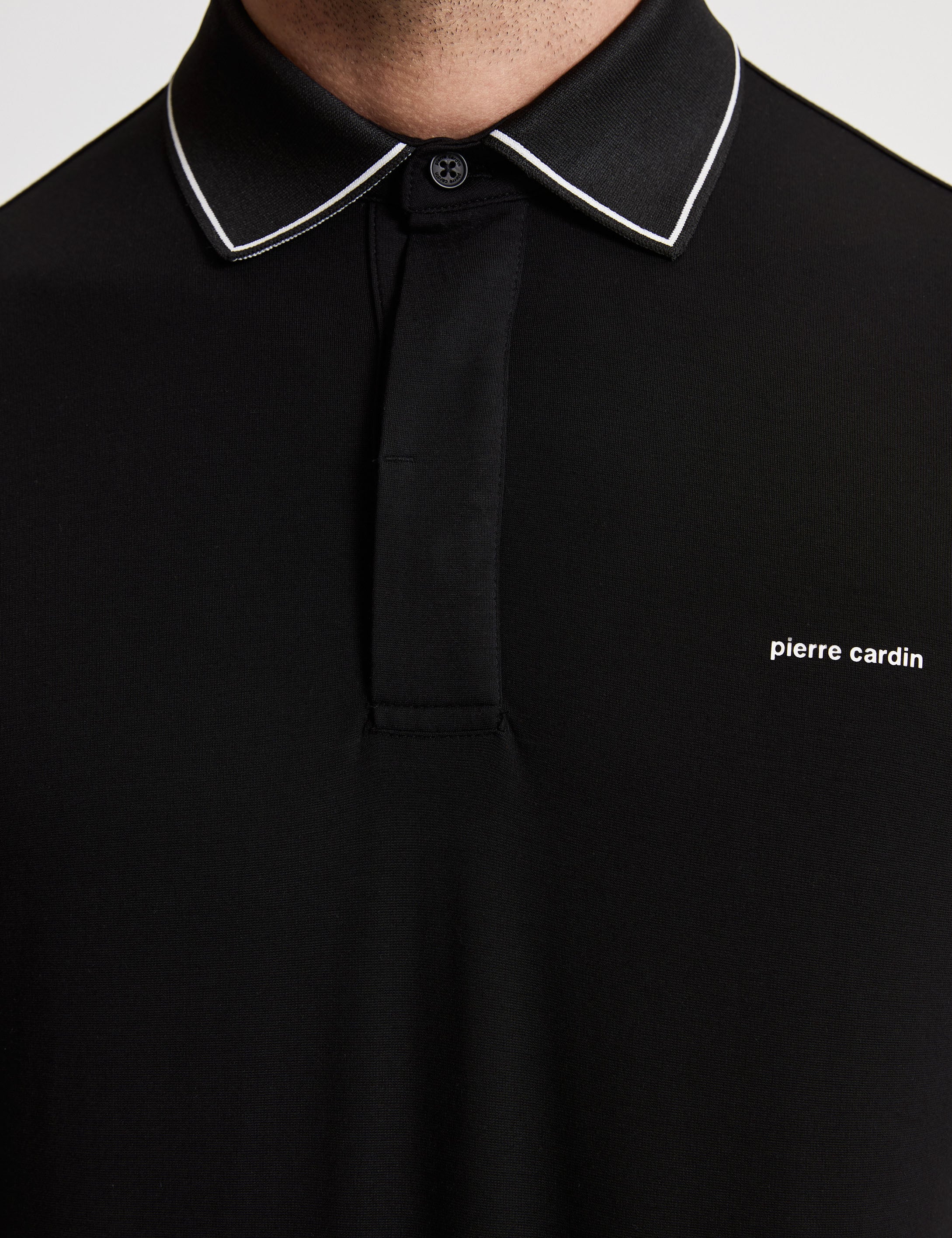 Ekru Regular Fit Polo Yaka Tişört - Image 6