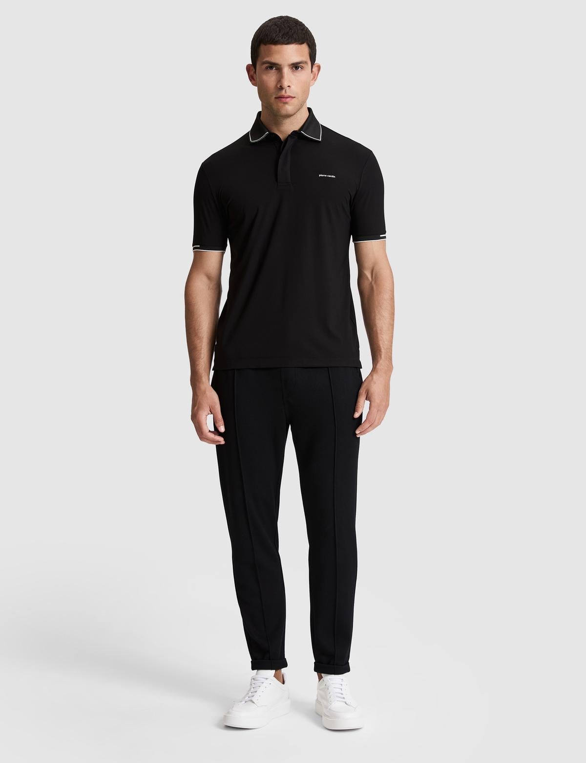 Ekru Regular Fit Polo Yaka Tişört - 50321066011