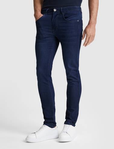 Lacivert Slim Fit Jean Pantolon