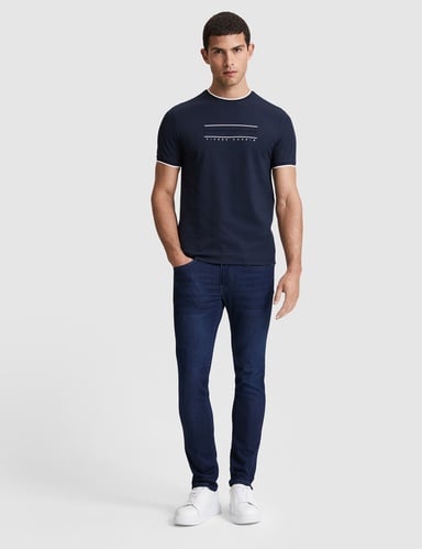 Lacivert Slim Fit Jean Pantolon