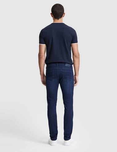 Lacivert Slim Fit Jean Pantolon