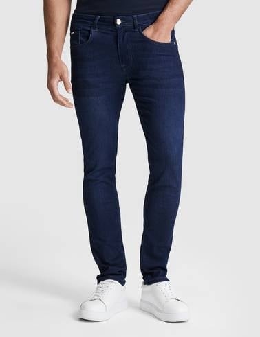 Lacivert Slim Fit Jean Pantolon