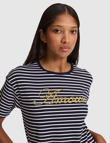 Lacivert Comfort Fit Tişört