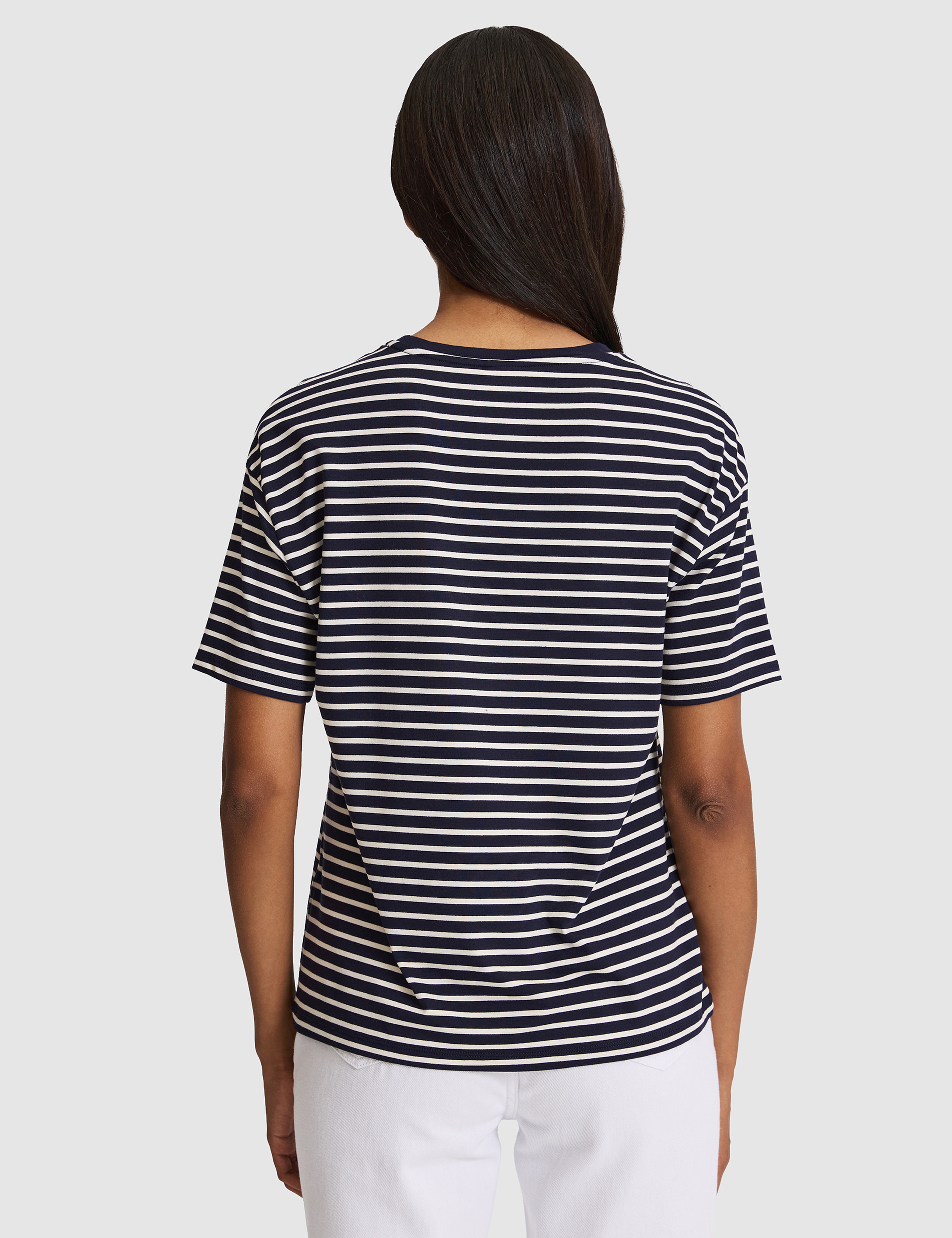 Lacivert Comfort Fit Tişört - Image 5