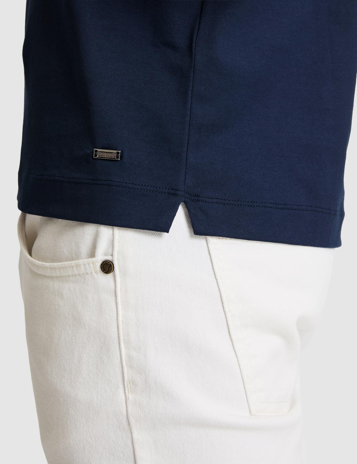 Lacivert Slim Fit %100 Pamuk Polo Yaka Tişört - 50321049025