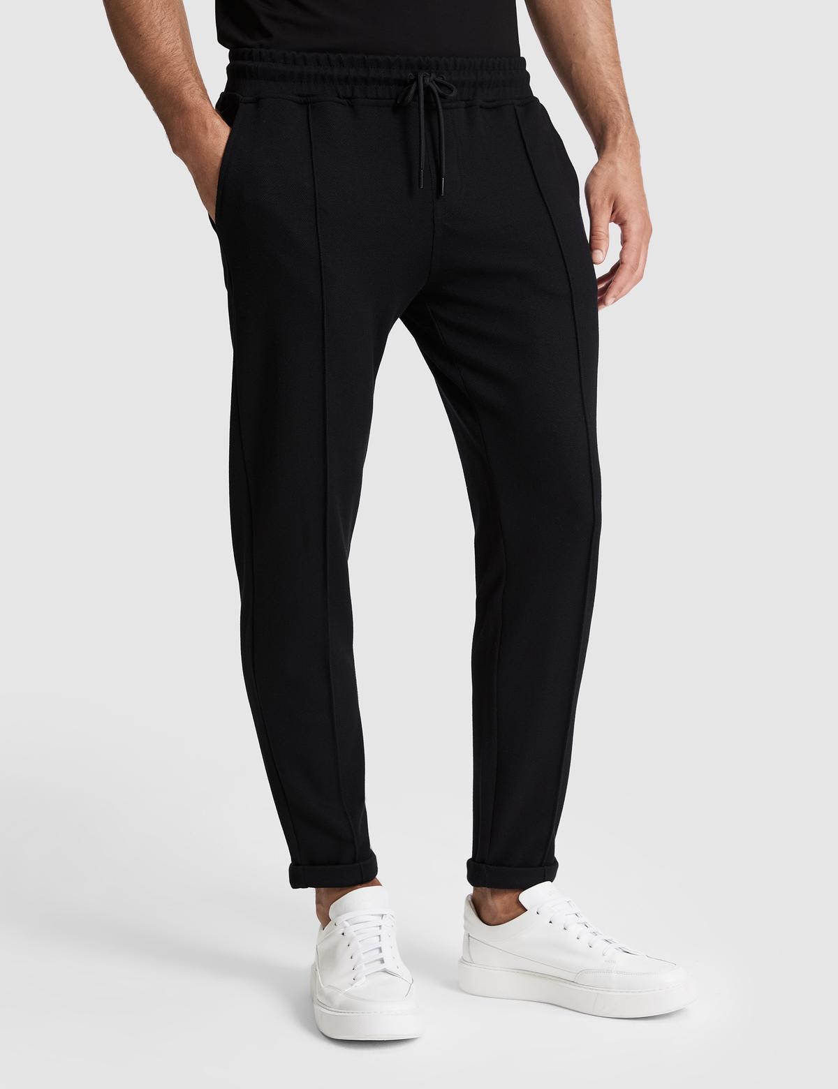 Siyah Slim Fit Eşofman Altı - 50321025023