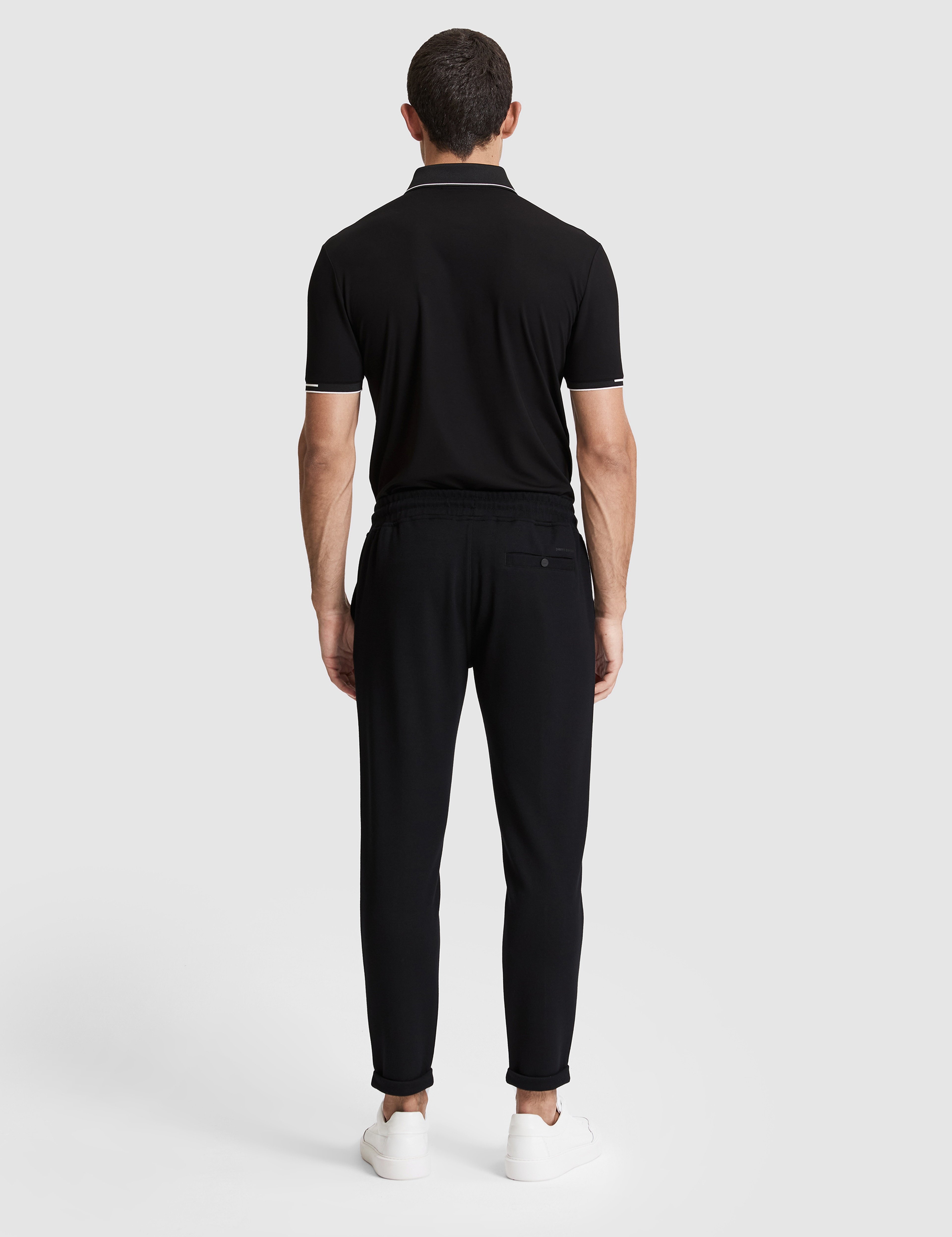 Siyah Slim Fit Eşofman Altı - Image 5