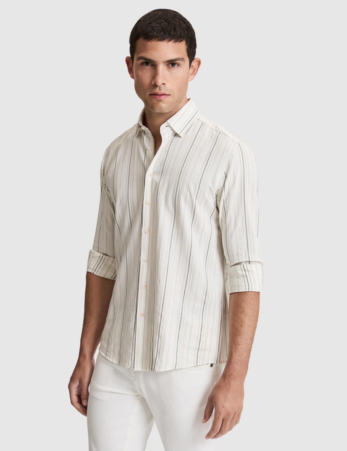Haki Regular Fit Uzun Kollu Gömlek - 50320895031