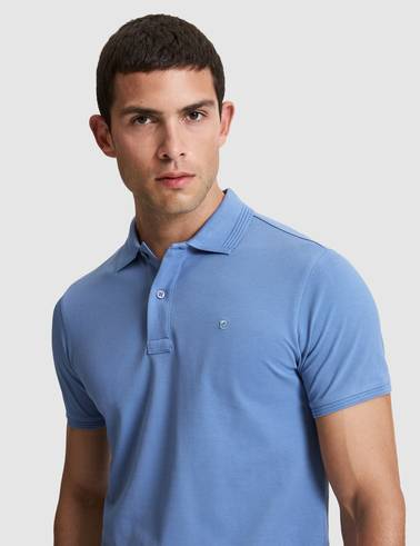 Mavi Slim Fit %100 Pamuk Düğmeli Polo Yaka Basic Tişört