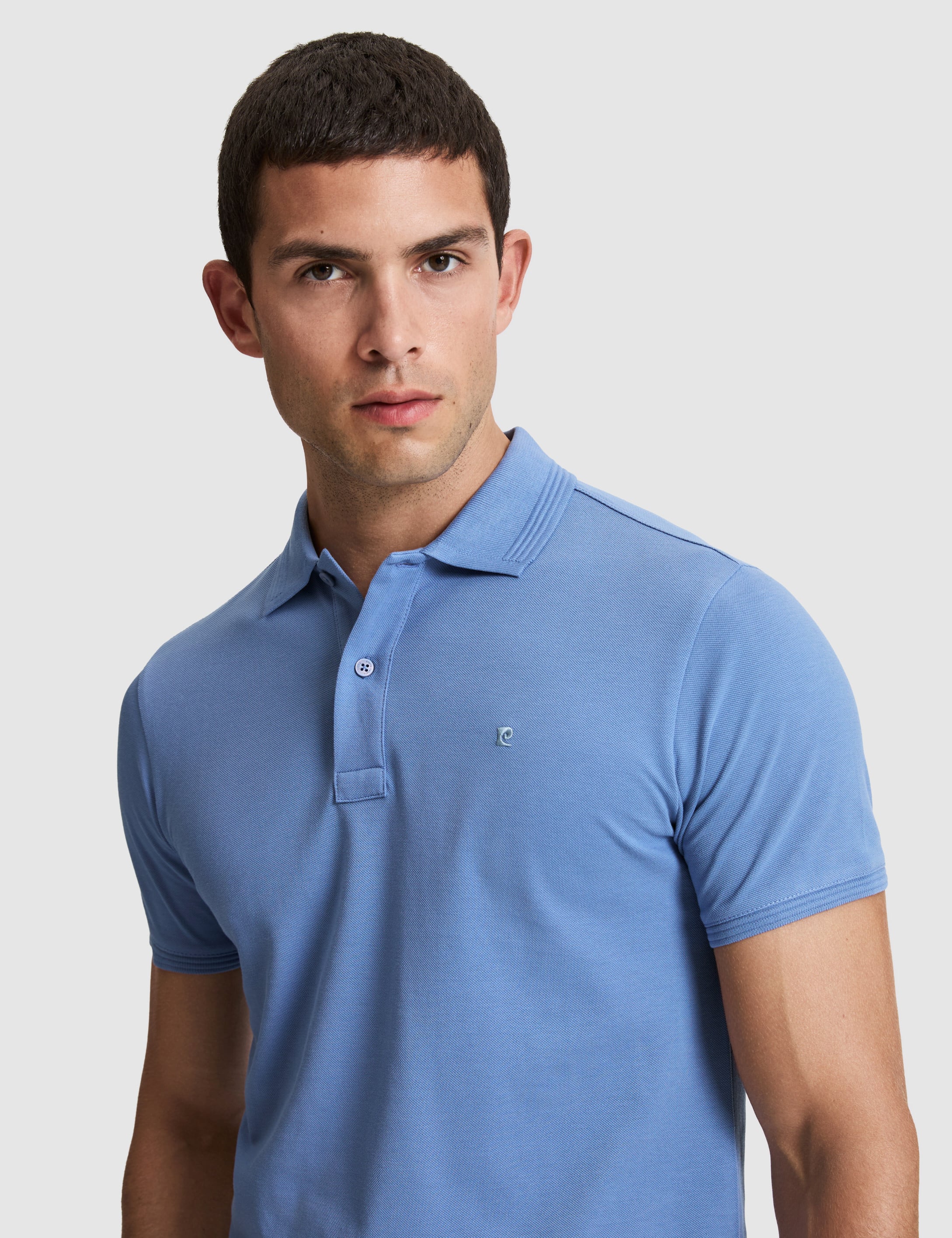 Mavi Slim Fit %100 Pamuk Düğmeli Polo Yaka Basic Tişört - Image 2
