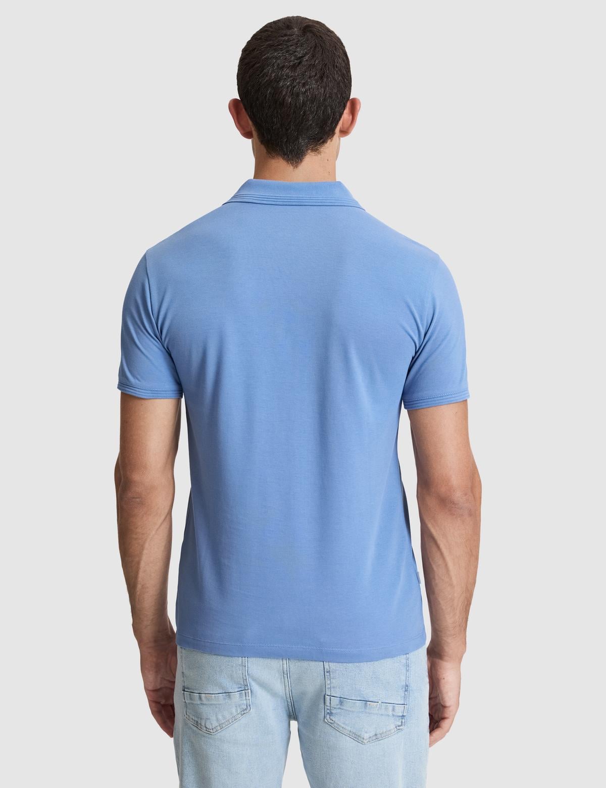 Mavi Slim Fit %100 Pamuk Düğmeli Polo Yaka Basic Tişört - 50321128075