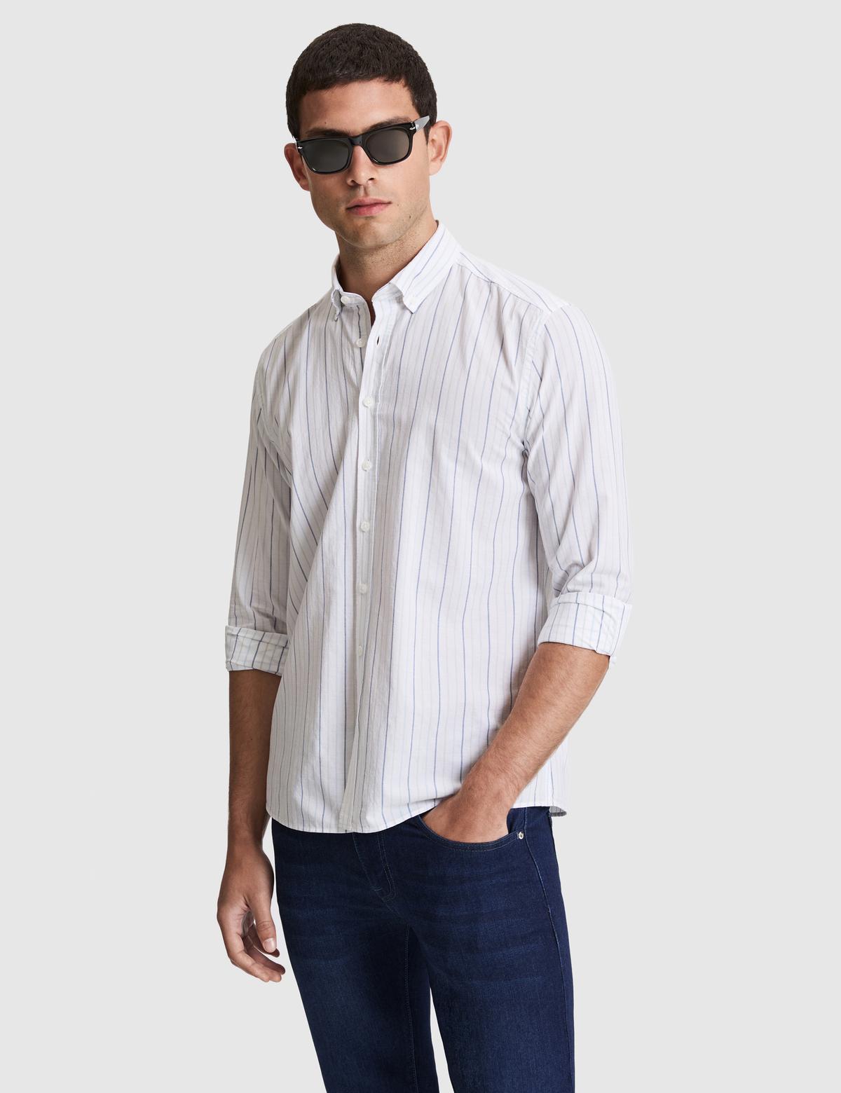 Mint Regular Fit Uzun Kollu Gömlek - 50320953023