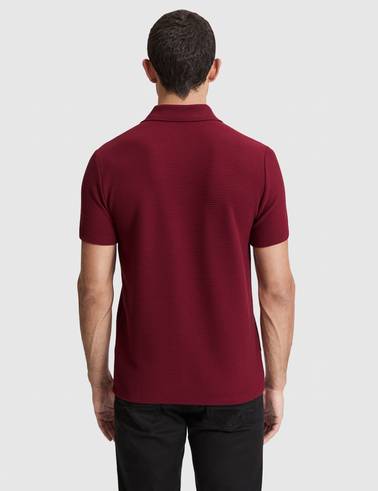 Bordo Regular Fit Polo Yaka Tişört