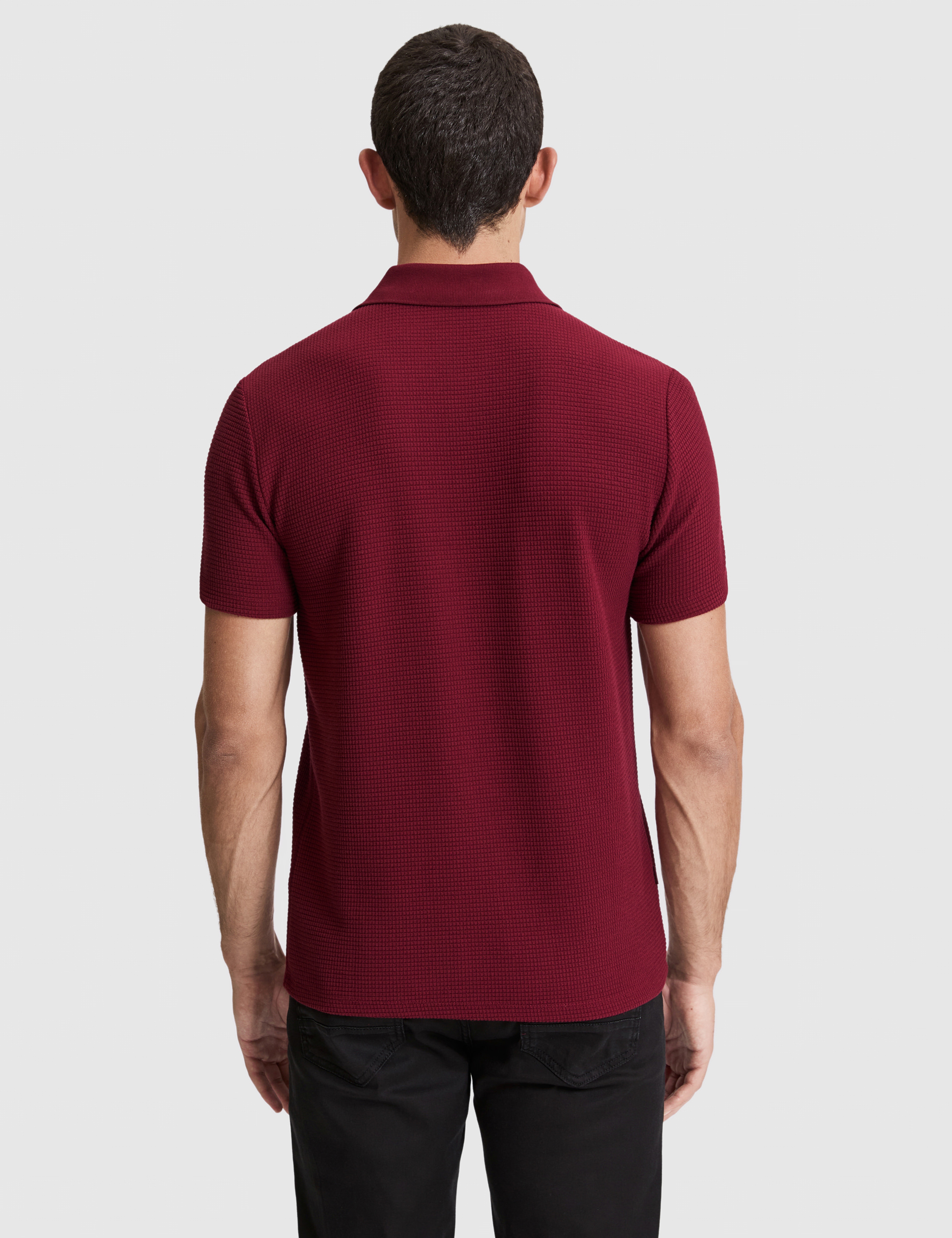 Bordo Regular Fit Polo Yaka Tişört