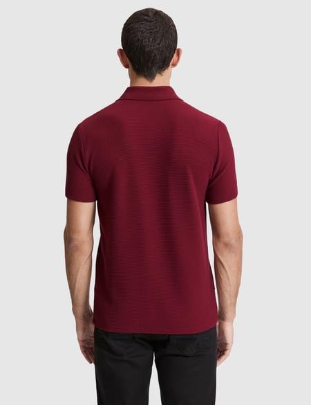 Bordo Regular Fit Polo Yaka Tişört - 50327875007