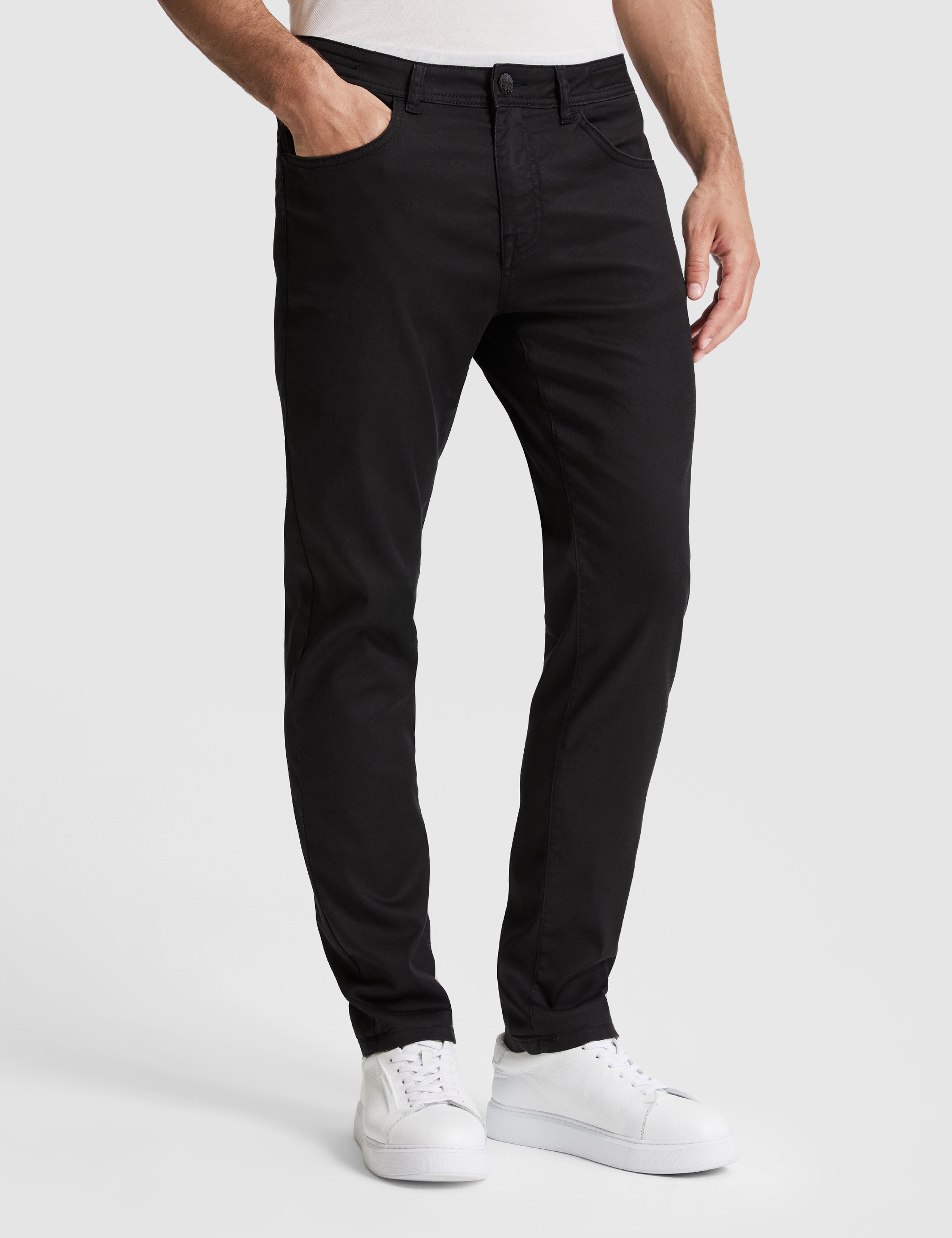 Antrasit Slim Fit Jean Pantolon
