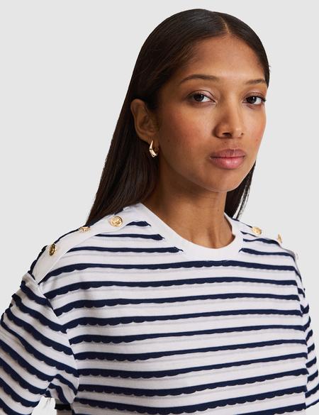 Lacivert Comfort Fit Tişört - 50319846006