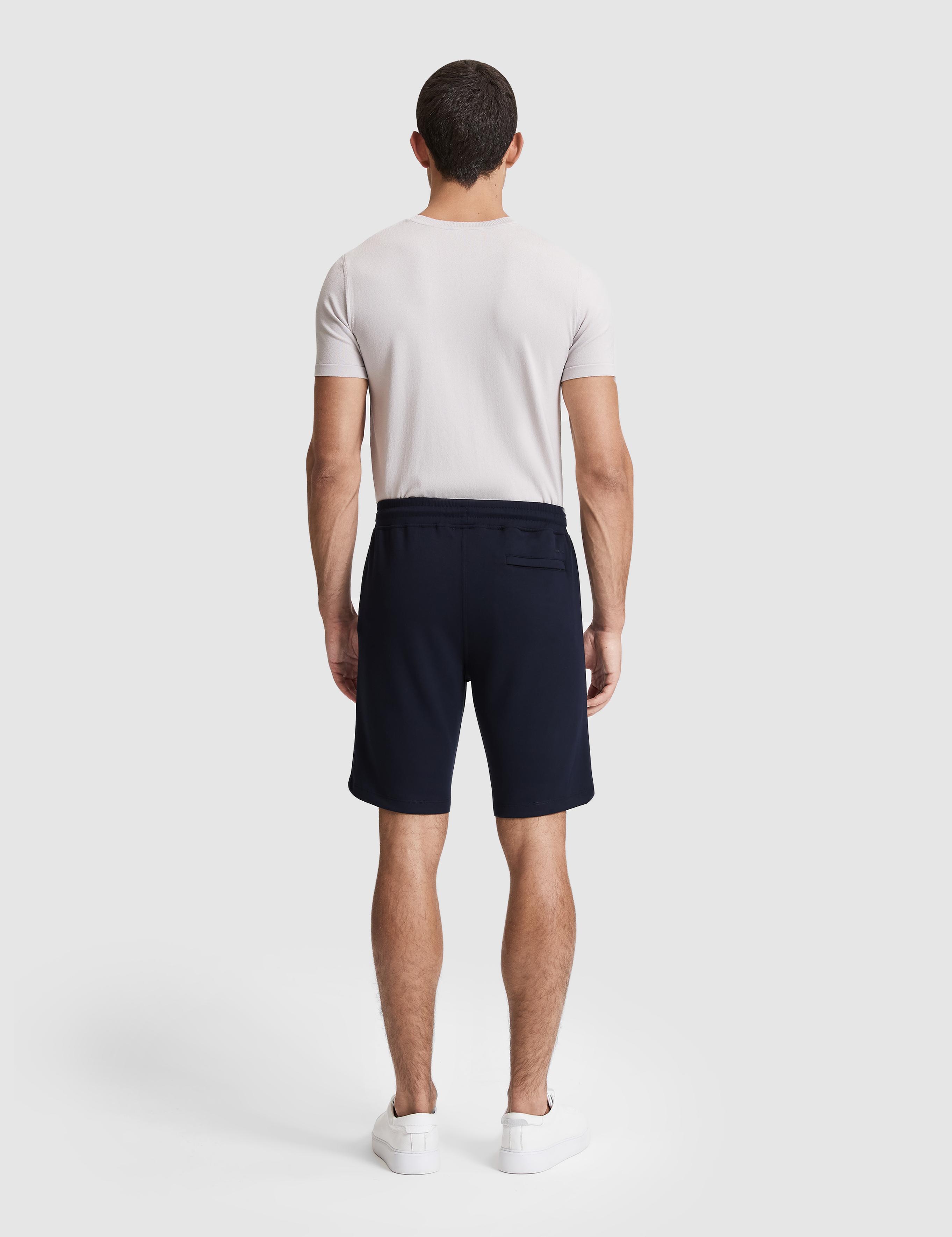 Lacivert Comfort Fit Örme Şort