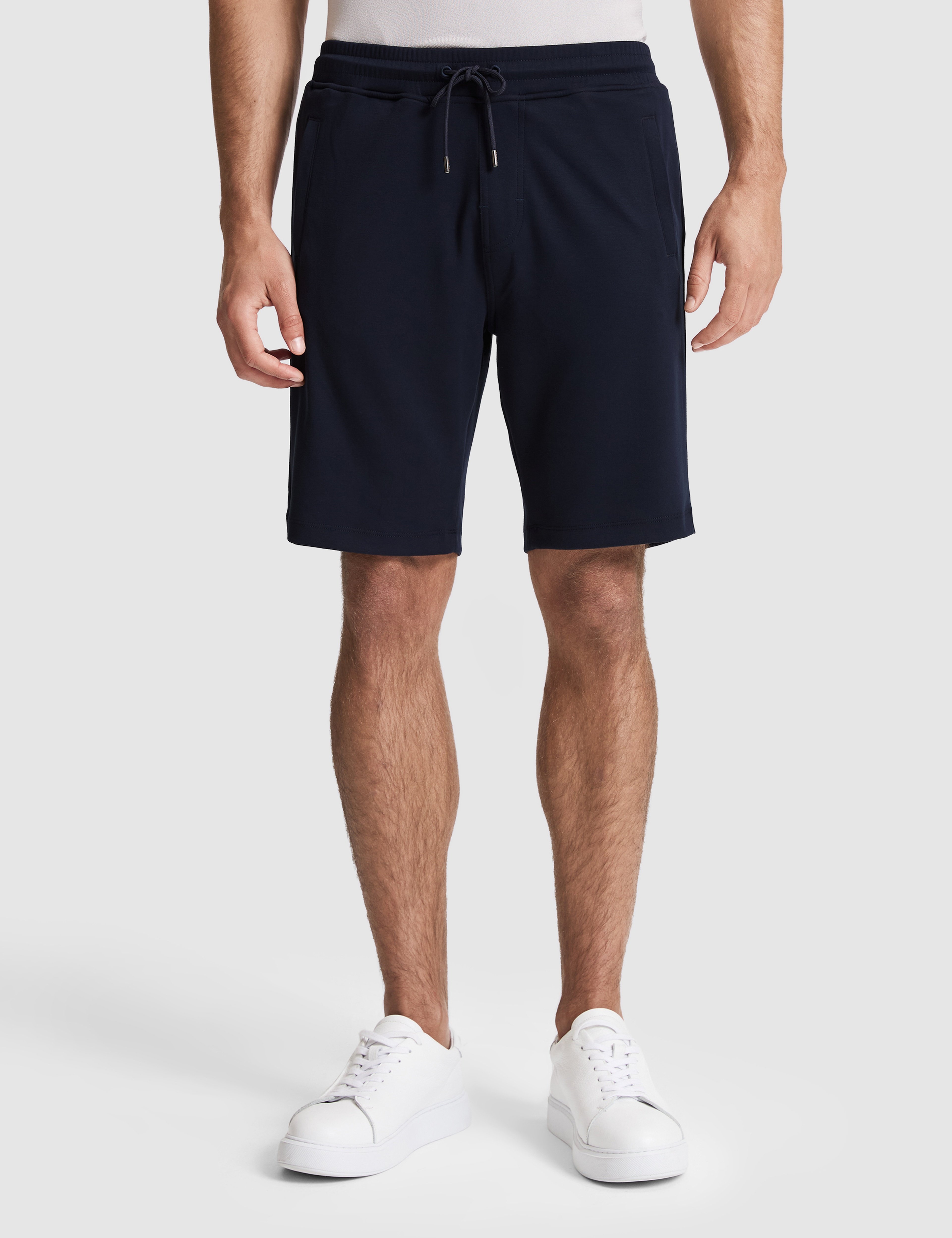 Lacivert Comfort Fit Örme Şort