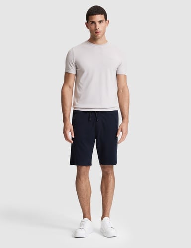 Lacivert Comfort Fit Örme Şort