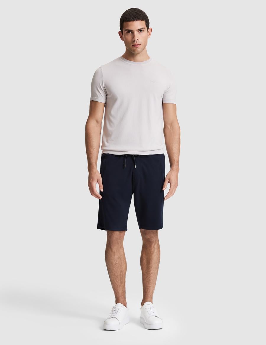 Lacivert Comfort Fit Örme Şort