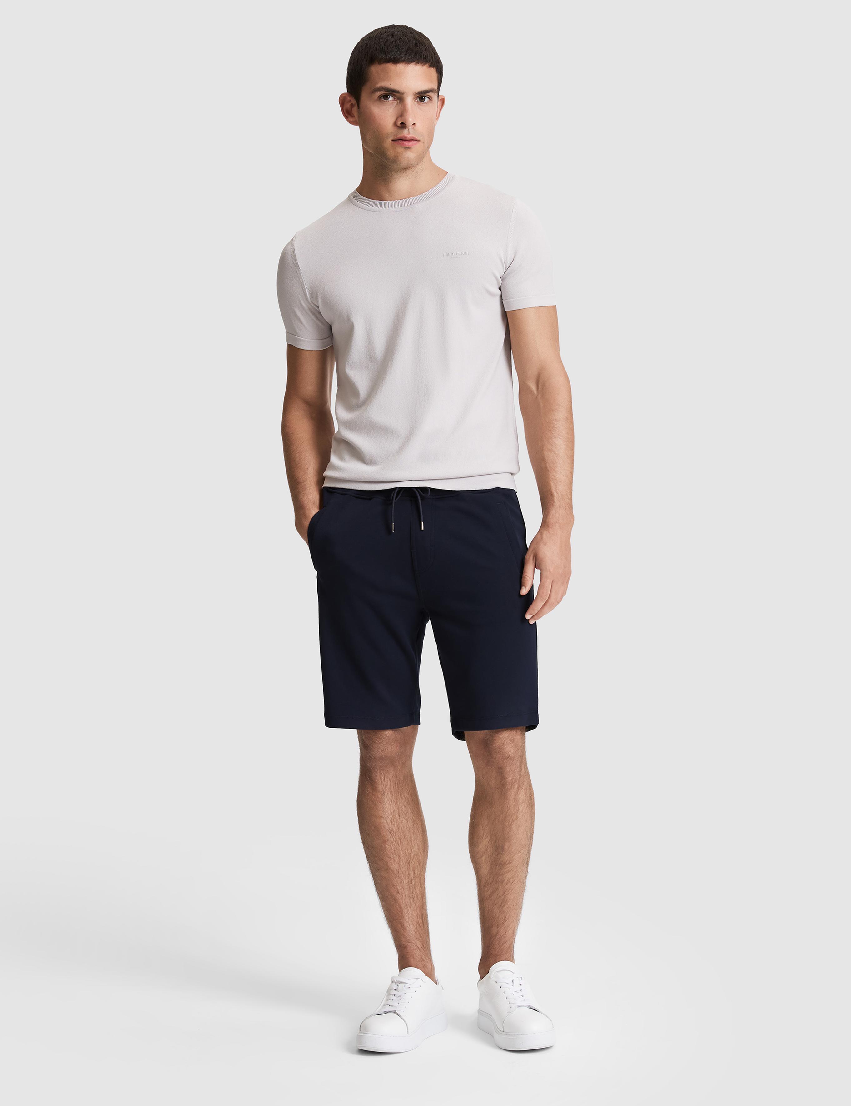 Lacivert Comfort Fit Örme Şort