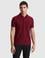 Bordo Regular Fit Polo Yaka Tişört