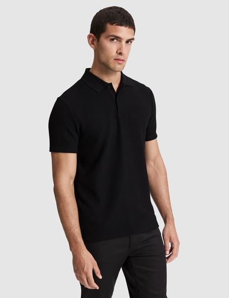 Siyah Regular Fit Polo Yaka Tişört - 50327875018