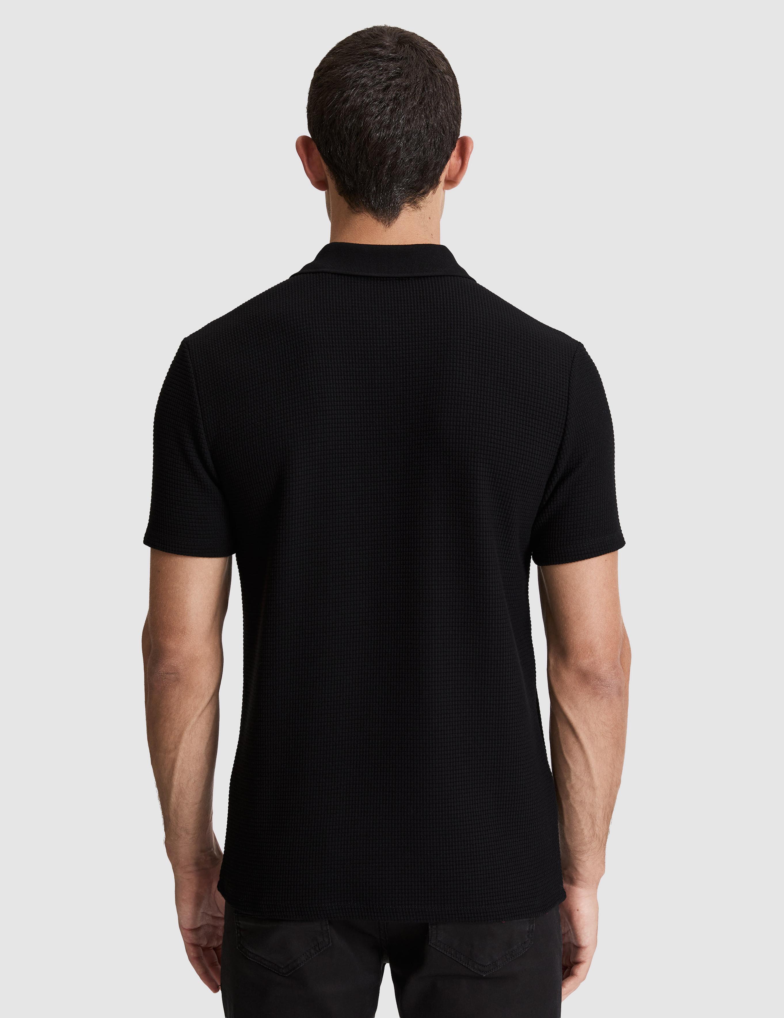Siyah Regular Fit Polo Yaka Tişört