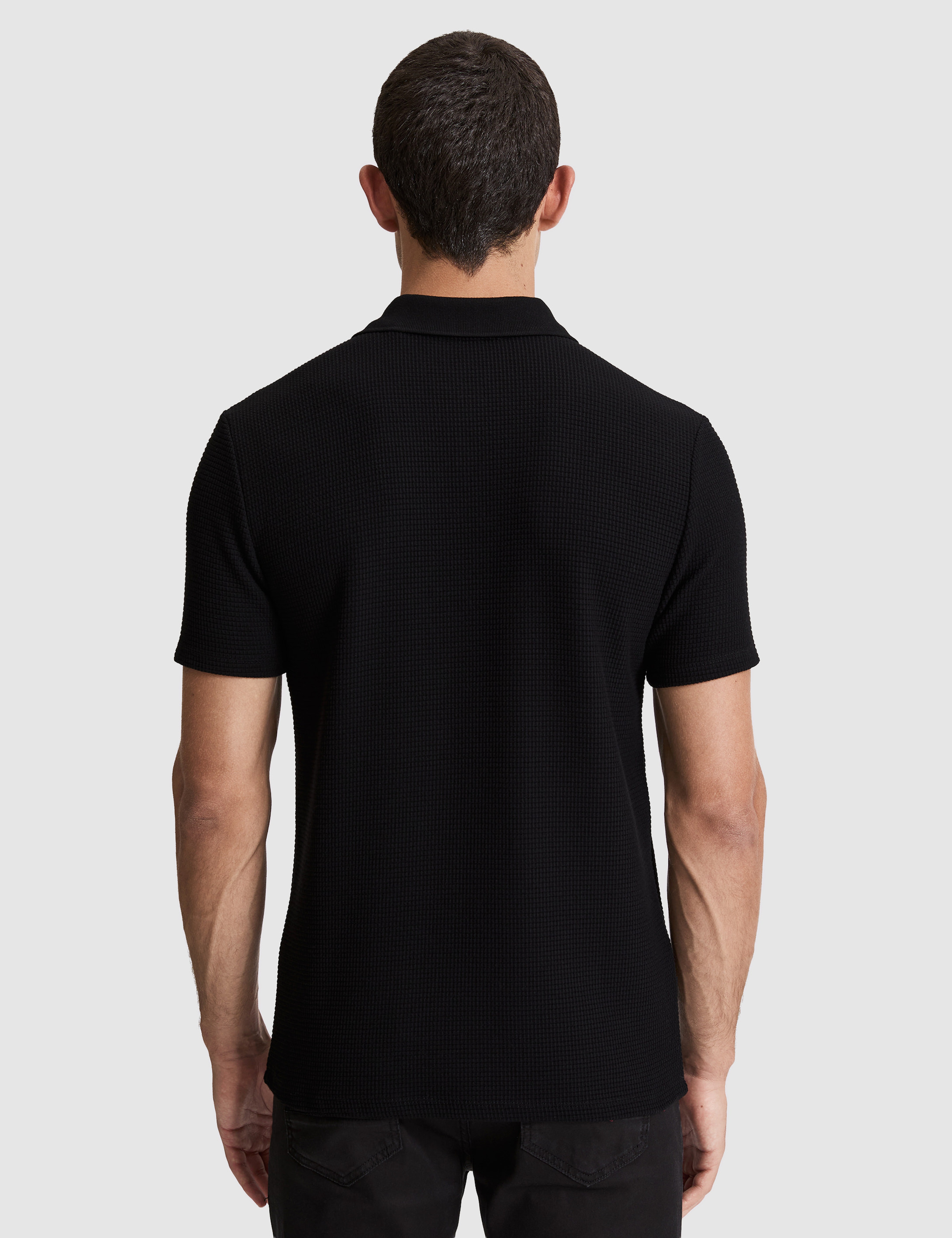 Siyah Regular Fit Polo Yaka Tişört