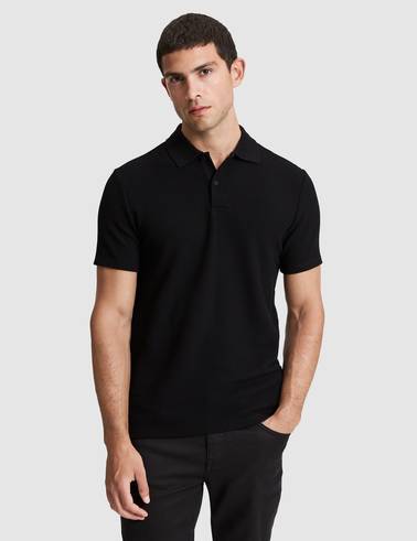 Siyah Regular Fit Polo Yaka Tişört