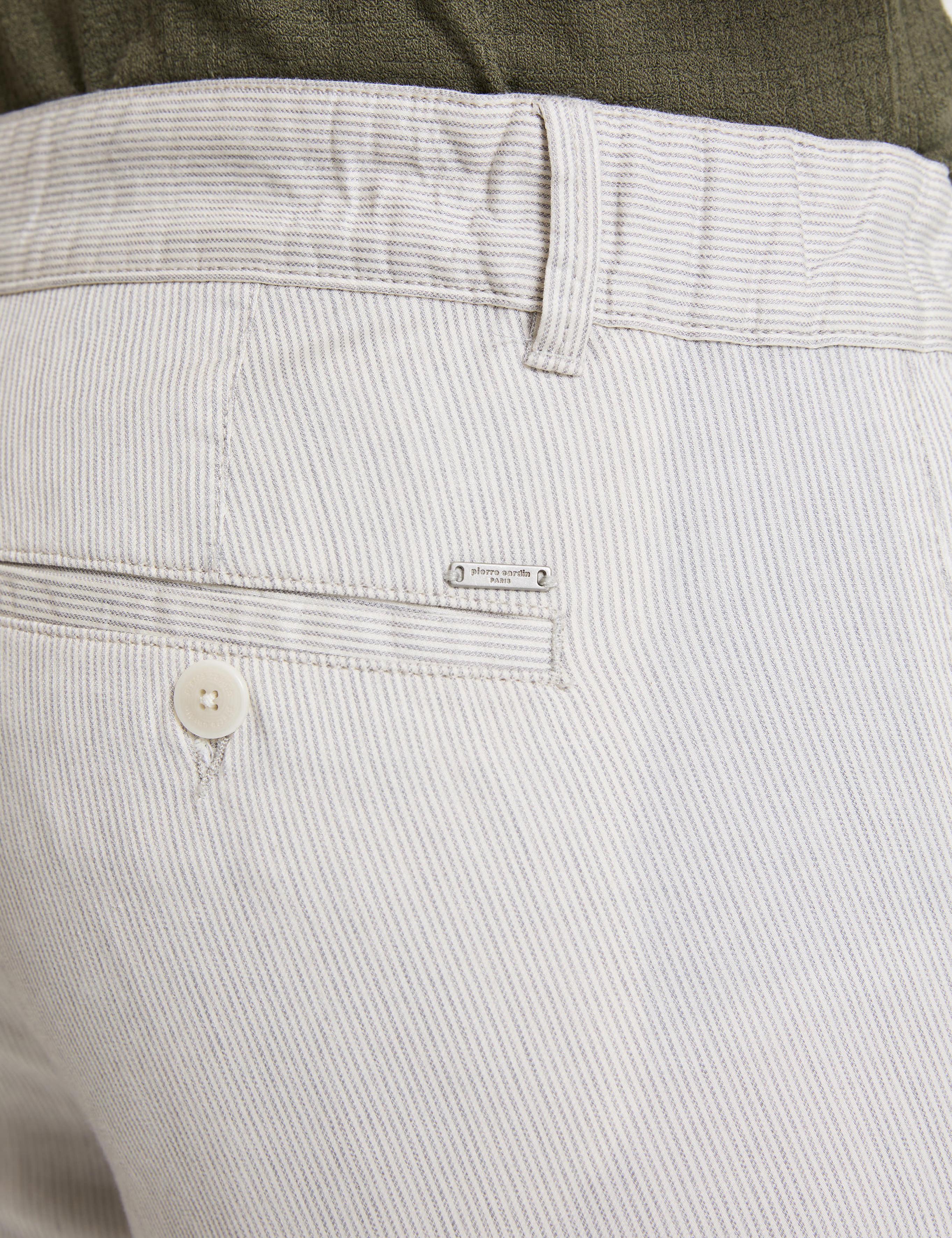 Açık Gri Slim Fit Kanvas Pantolon