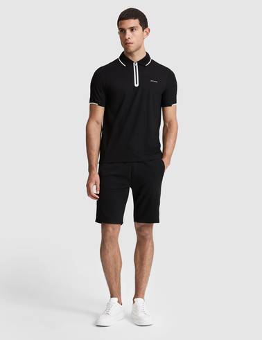 Siyah Slim Fit Polo Yaka Tişört