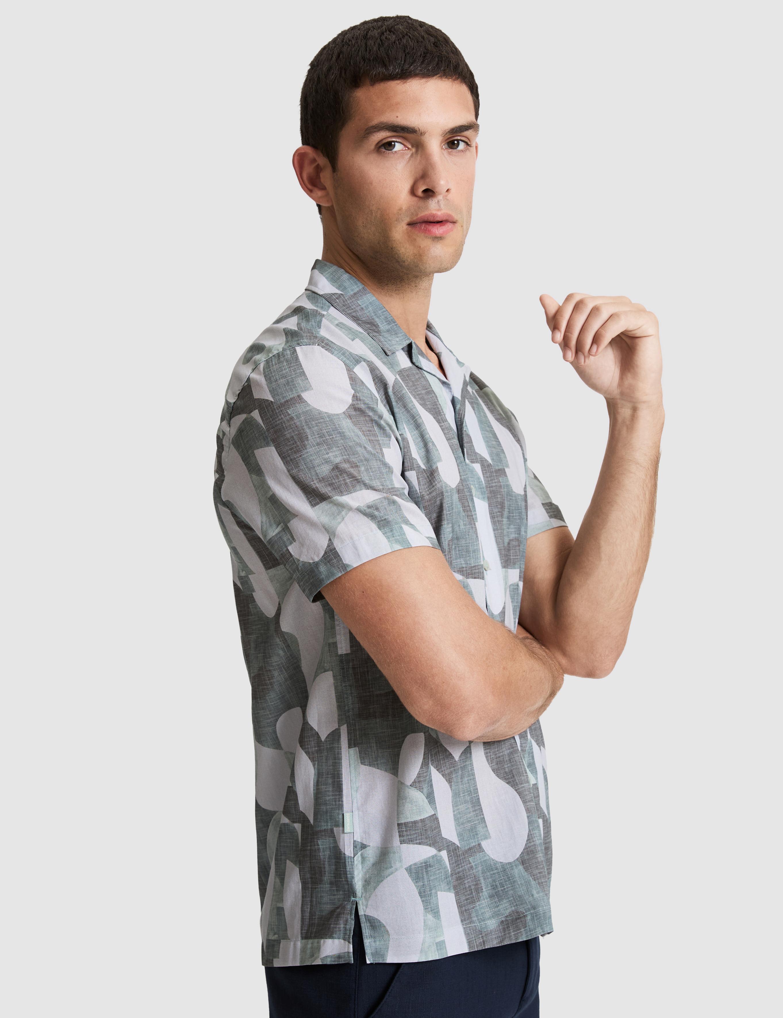 Mint Oversize Kısa Kollu Gömlek