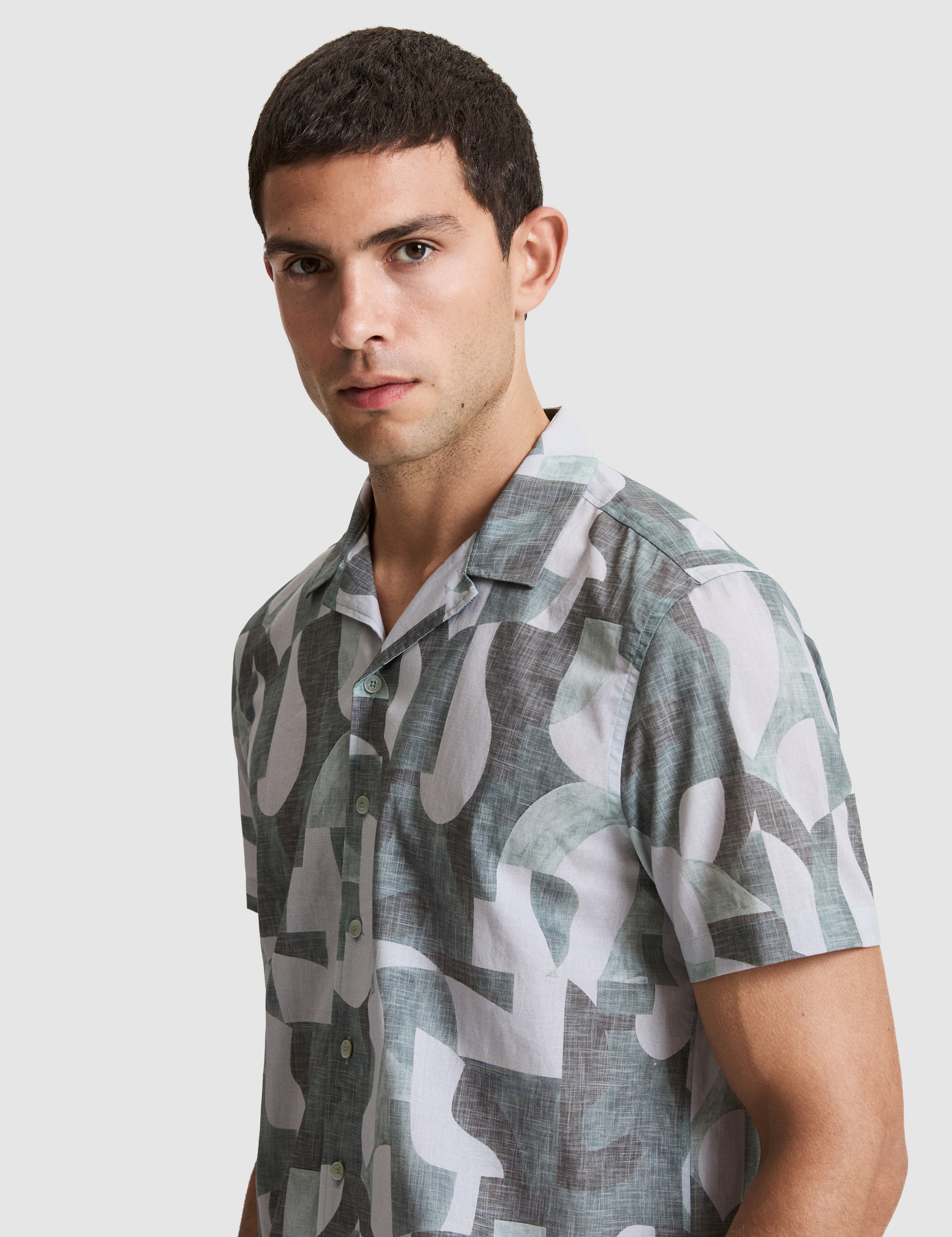 Mint Oversize Kısa Kollu Gömlek - 50320923014