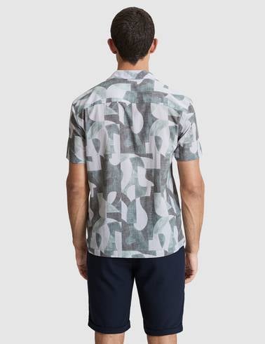 Mint Oversize Kısa Kollu Gömlek