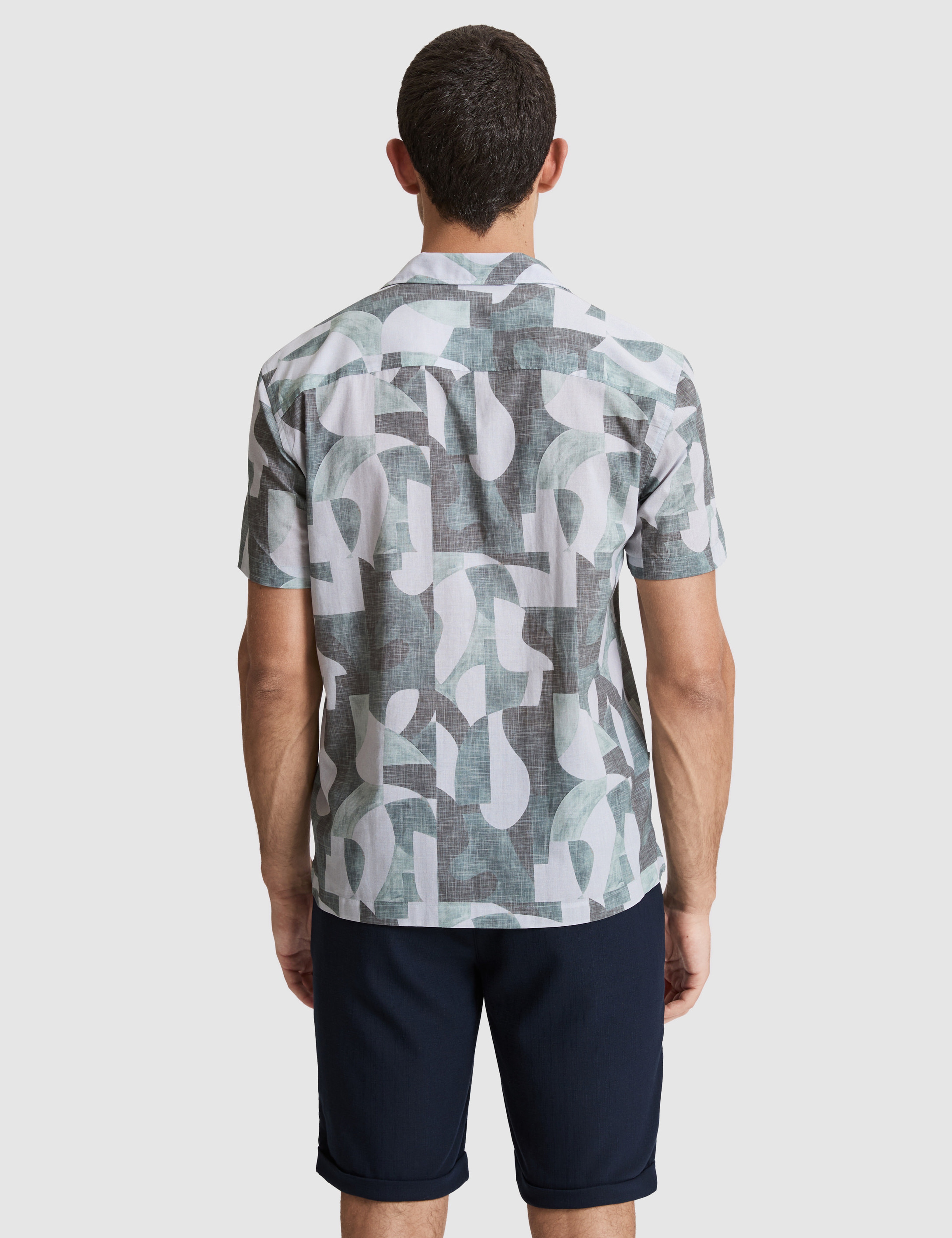 Mint Oversize Kısa Kollu Gömlek