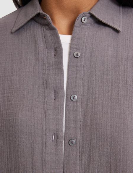 Gri Comfort Fit Uzun Kollu Gömlek - 50328655003