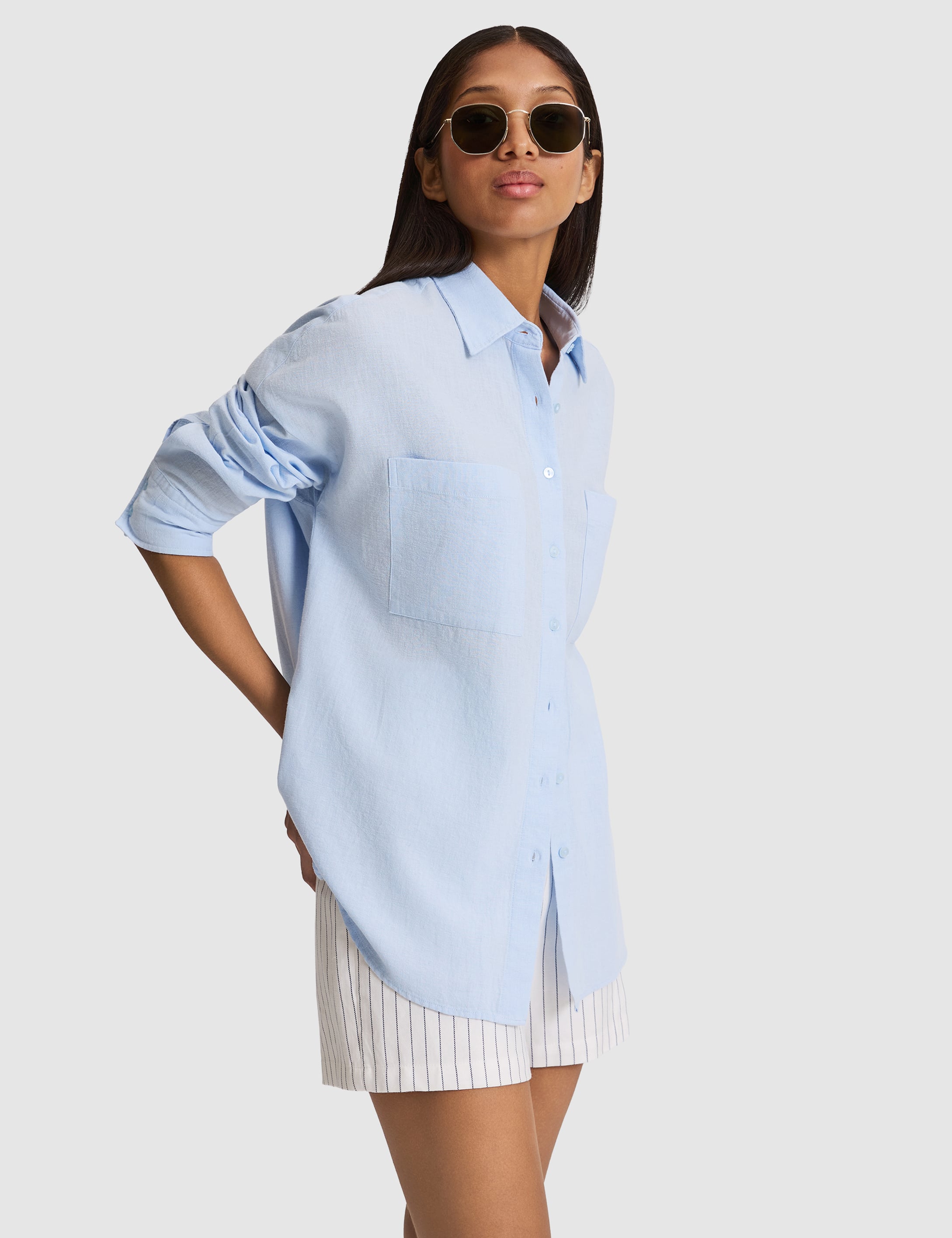 MAVI Oversize Uzun Kollu Gömlek - 50328624066